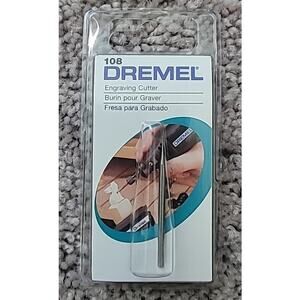 NEW Dremel 108 Engraving Cutter Bit – 3/32" (2.4mm) Rotary Tool – #5000108